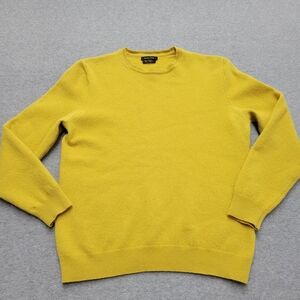 Massimo Dutti Mustard Crewneck Sweater